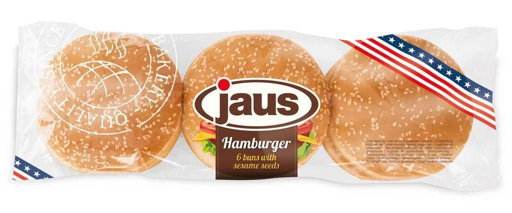 HAMBURGERI  AR  SEZAMA SĒKLĀM 6gab. - Image 1