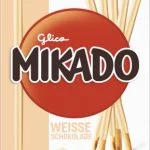 Cepumu standziņas ar Balto šokolādi MIKADO 75g