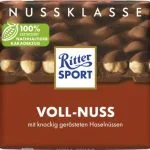 Ritter Sport Pilnpiena šokolāde ar lazdu riekstiem 100g