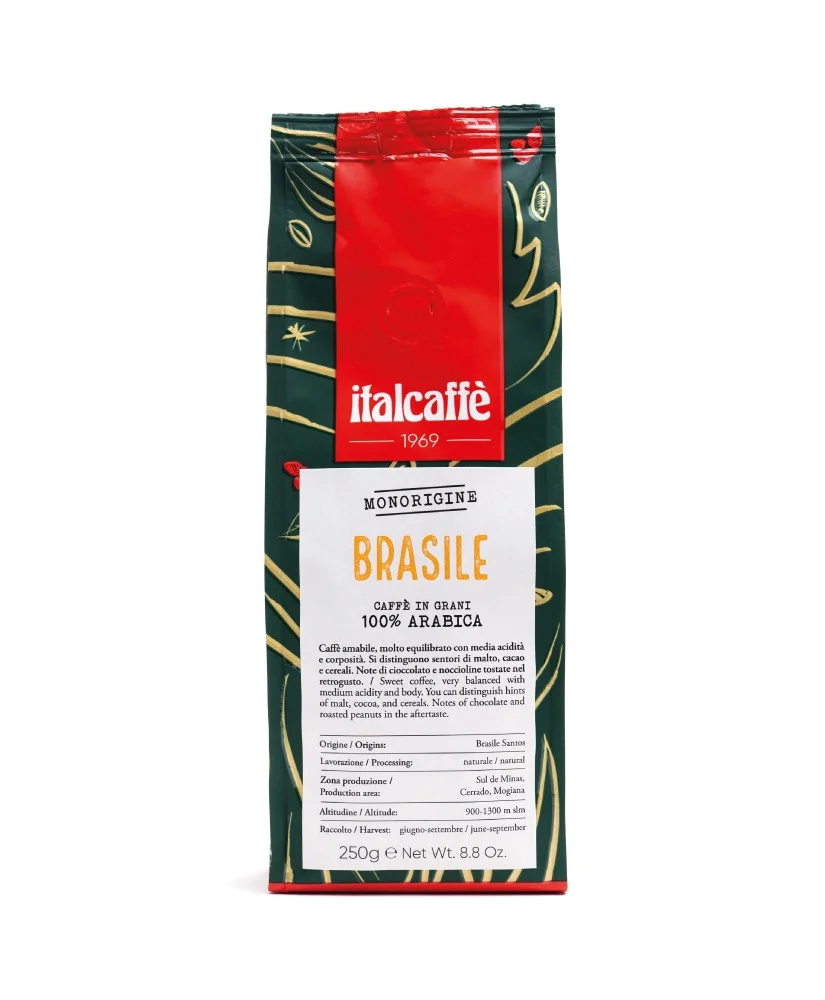 Italcaffe Brasile kafijas pupiņas 250g - Image 1