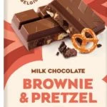 Cachet Piena šokolāde ar braunija un kliņģera gabaliņiem 180g