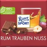Ritter Sport Pilnpiena  šokolāde ar rumu, rozīnēm, riekstiem 100g