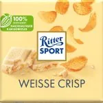 Ritter Sport Baltā šokolāde ar kraukšķīgām pārslām 100g