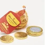 Piena šokolādes monētas EURO 100g