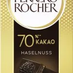 Ferrero Rocher tumšā šokolāde ar lazdu riekstu pildījumu 90g