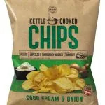 Kartupeļu čipsi Krējums & Sīpoli gatavoti katlā 150g