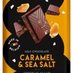 Cachet Piena šokolāde  ar karameļu gabaliņiem un jūras sāli 300g Beļģija