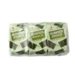 Seaweed Jūras zāļu uzkodas Wasabie Samlip 12g (3x4)