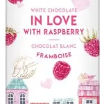 Cachet Baltā šokolāde ar aveņu gabaliņiem 100g Beļģija