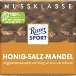 Ritter Sport Pilnpiena šokolāde ar grauzdētām, sālītām mandelēm medū 100g