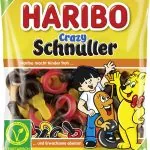 Haribo Crazy Schnuller želejkonfektes ar lakricu Vegāns 175G