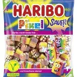 Haribo Rainbow Pixel skābās želejkonfektes Vegāns 160g