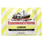Fisherman's Friend Pastilas ar citronu garšu, ar saldinātājiem, bez cukura 25G