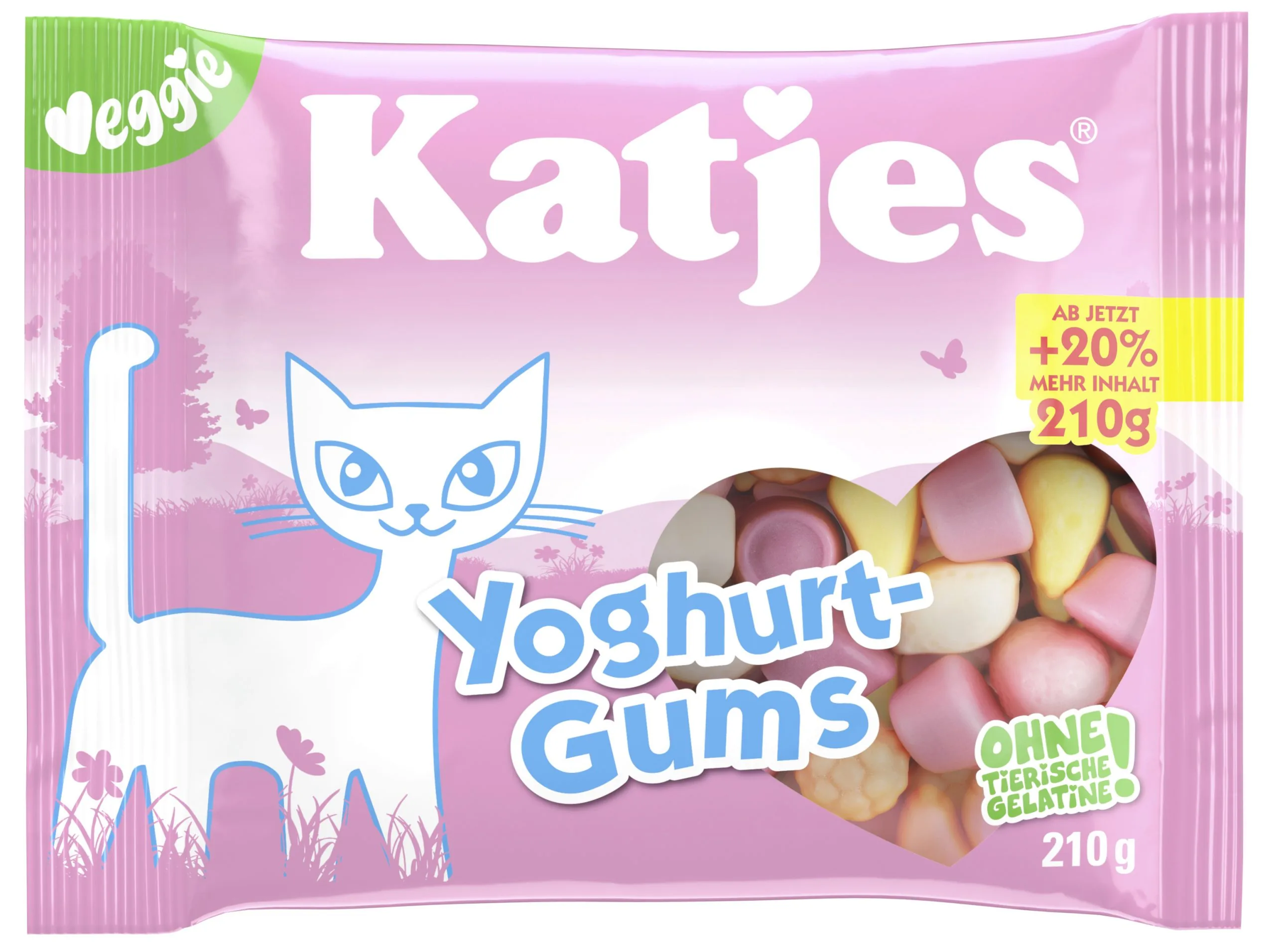 Katjes Jogurta želejkonfektes 210g - Image 1
