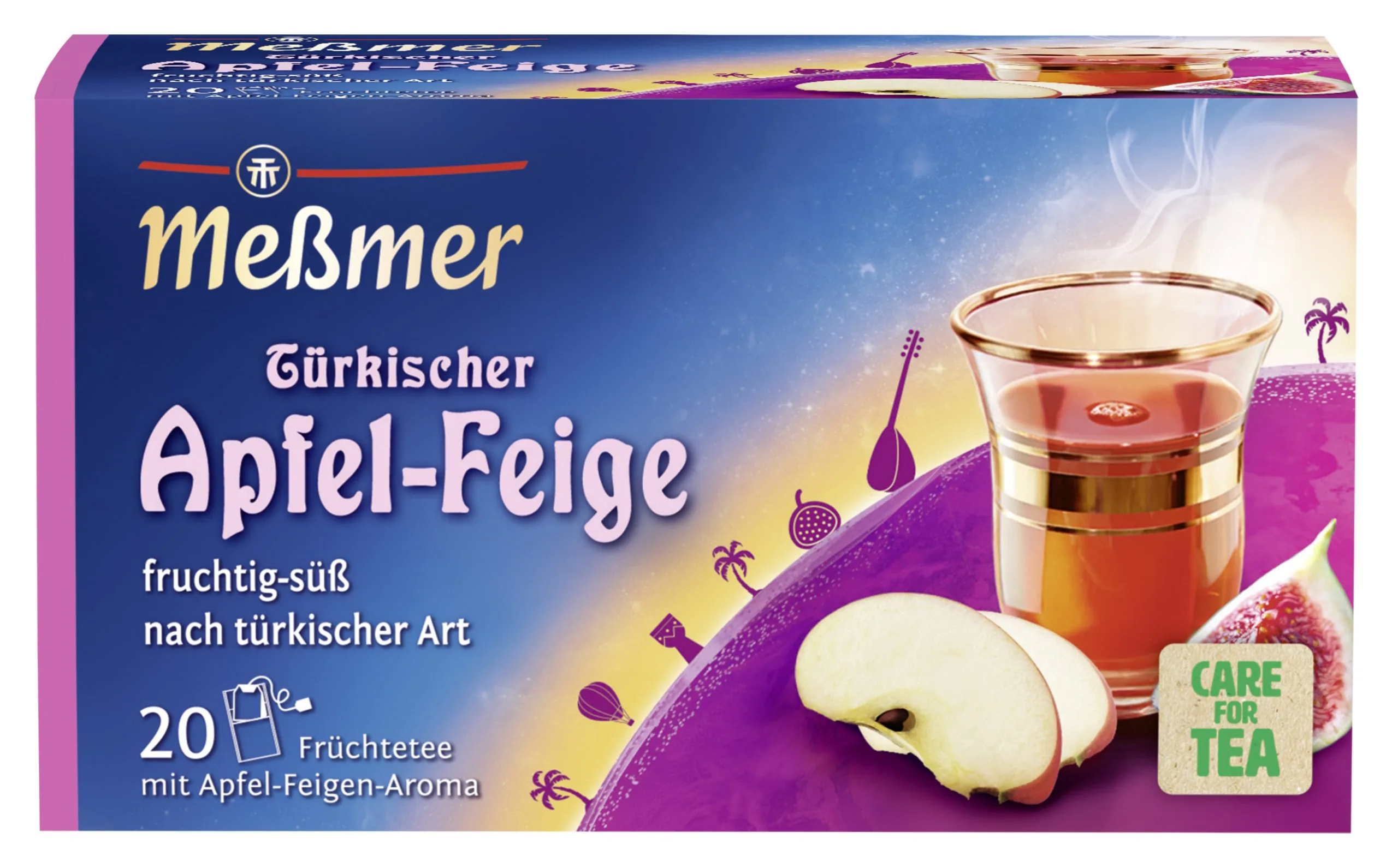 Messmer Turcijas ābolu un vīģes augļu tēja 20x2.5 - Image 1