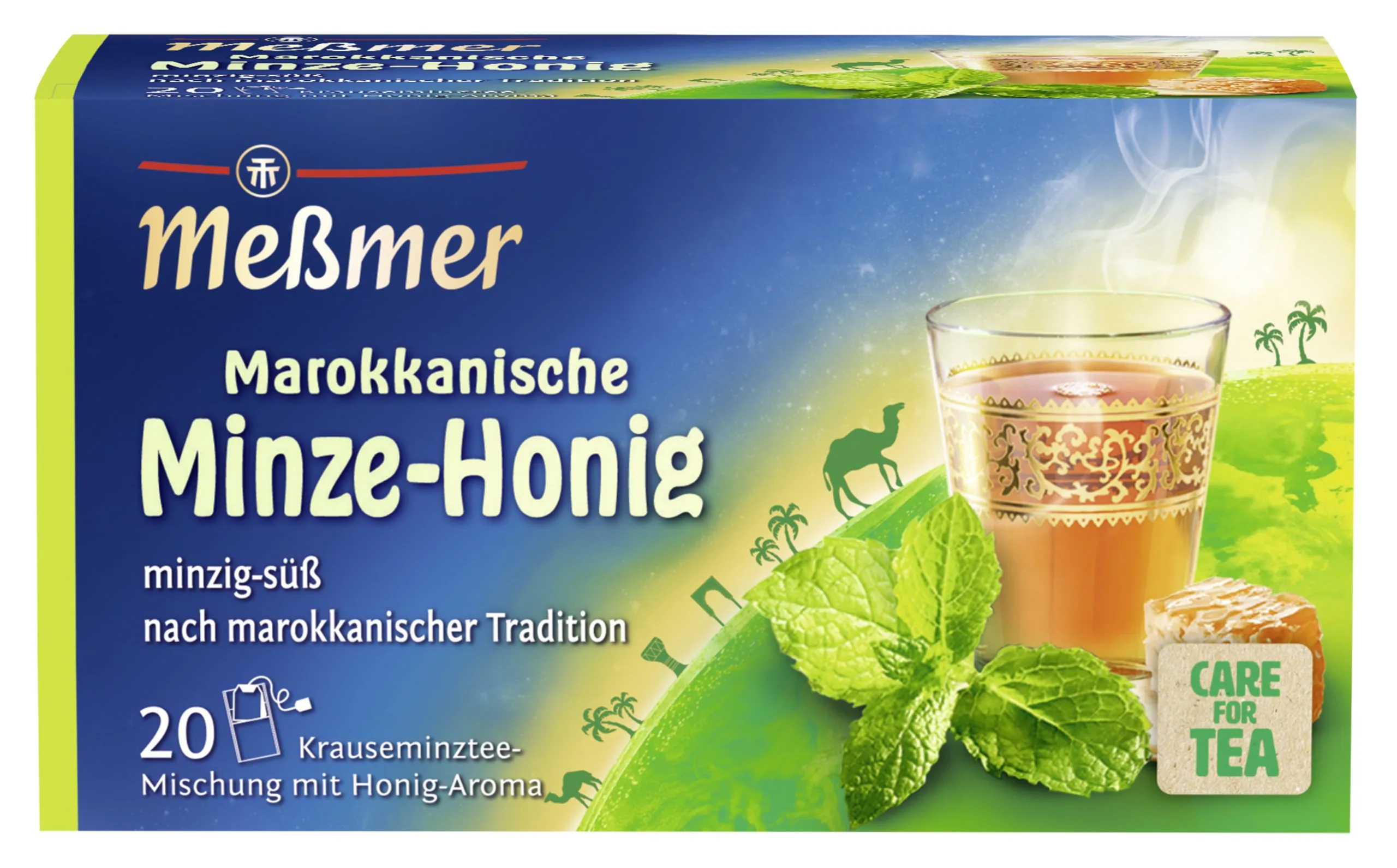 Messmer Marokas piparmētru tēja ar medu  20x2g - Image 1