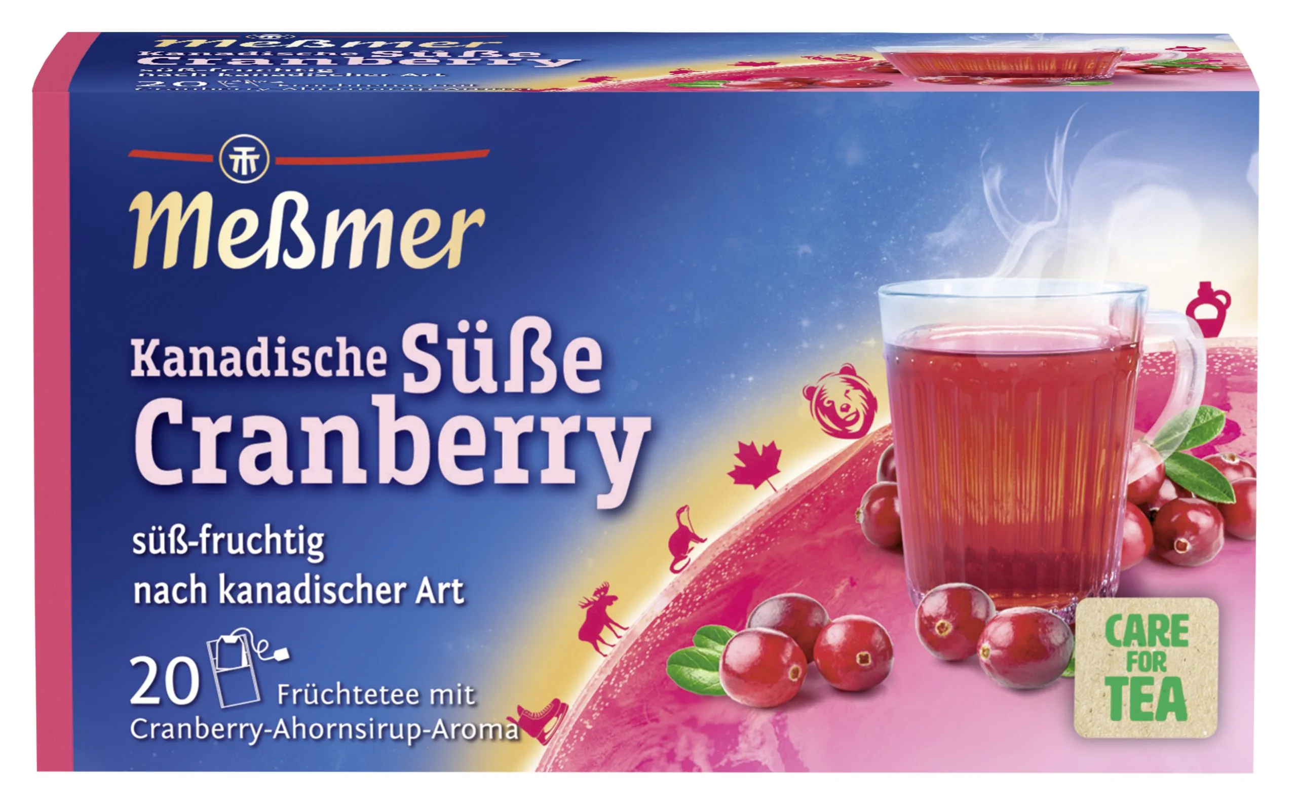 Messmer Augļu tēja ar Kanādas Kļavu sīrupu un dzērvenēm  20x2.25g - Image 1