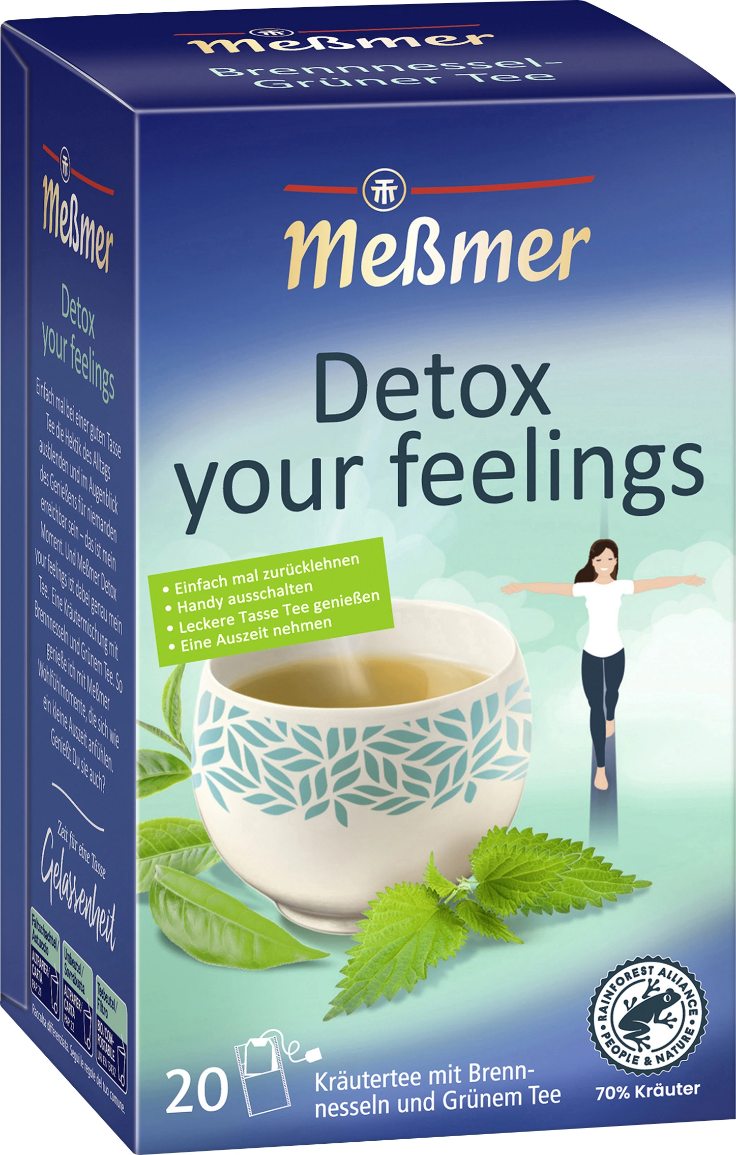 Messmer Detokss Zāļu tēja ar nātrēm ​20 X 2g - Image 1