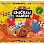 Korean Street Ramen nūdeles ar saldu, pikantu vistas garšu korejiešu gaumē 138g