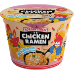 Korean Street Ramen nūdeles ar Carbonara un vistas garšu korejiešu gaumē, ļoti pikantas 106g