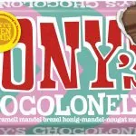 Tonys Chocolonely Pilnpiena šokolāde ar karameli, kliņģeri, mandelēm, medus-mandeļu-nugu, jūras sāli 90g Nīderlande