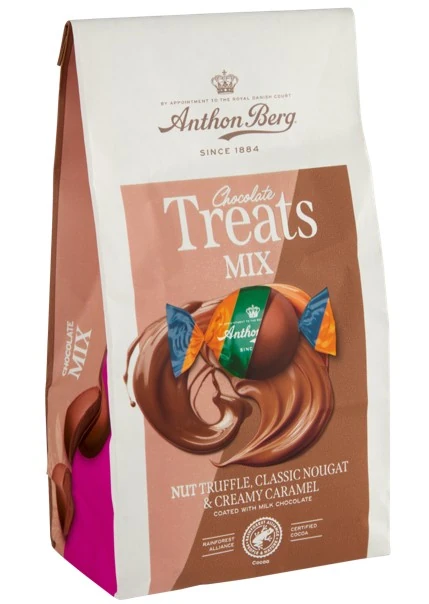 5501 Anthon Berg Treats šokolādes ar pildījumu Asorti 112g - Image 1